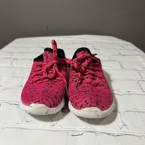 Girl’s Navig8 Running Shoes | Size 10 | Bright Pink & Black | Pre-Owned